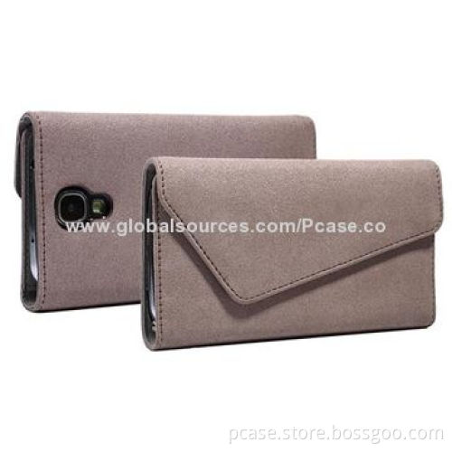 Flap Lather Case for Samsung Galaxy S4, Multi-color Available
